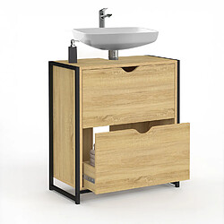 Idmarket M. lavabo sdb DETROIT 2 tirs pas cher