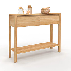 Idmarket Console 2 tiroirs