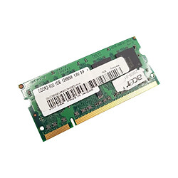 Barrette Mémoire 1Go RAM DDR2 UNIFOSA GU331G0ALEPR612C6CE SO-DIMM PC2-6400