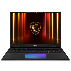 MSI Titan 18 HX AI A2XWIG-605FR : Intel Core Ultra 9 285HX- 64GB DDR5 - SSD 6TB - RTX5080 16GB - 18' UHD+ 4K Miniled 120Hz - Windows 11 Pro