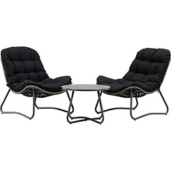 Venture Home Ensemble détente 2 chaises et table basse Cala.
