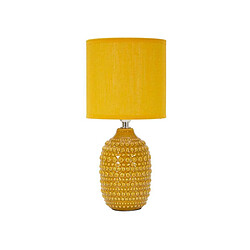 Mauro Ferretti Lampe à poser en céramique Points 15 x 30.5 cm moutarde.