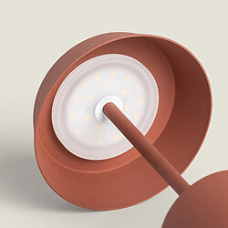 Ledkia Lampe à Poser LED sans fil pour Extérieur Ula Terre cuite pas cher