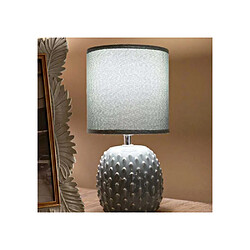 Mauro Ferretti Lampe à poser en céramique Pontus 14 x 27 cm bleu clair.