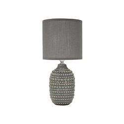 Mauro Ferretti Lampe à poser en céramique Points 15 x 30.5 cm gris.