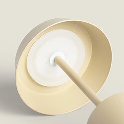 Ledkia Lampe à Poser LED sans fil pour Extérieur Ula Beige pas cher