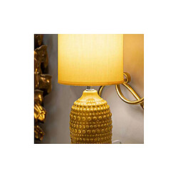 Mauro Ferretti Lampe à poser en céramique Points 15 x 30.5 cm moutarde.