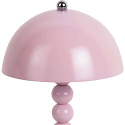 LEITMOTIV Lampe à poser LED Bubbles rose.