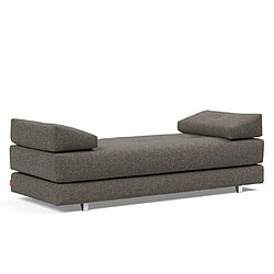 Inside 75 Méridienne convertible tissu - Gris