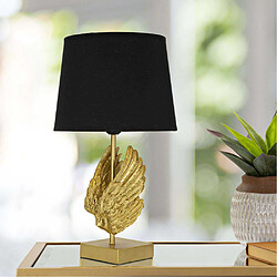 Mauro Ferretti Lampe à poser en métal doré Wings 25 x 45 cm.