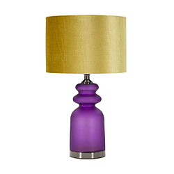 Mauro Ferretti Lampe à poser en verre et métal Milva 32.5 x 57.5 cm.