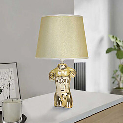 Mauro Ferretti Lampe à poser en céramique Buste glam Buste homme.