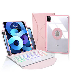 Clavier Bluetooth avec Pavé Tactile et Rétroéclairage Triple Couleur pour iPad Pro 11 (2021/2020/2018)