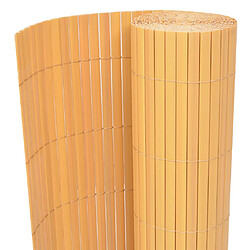 vidaXL Clôture de jardin Jaune 150 x 300 cm PVC
