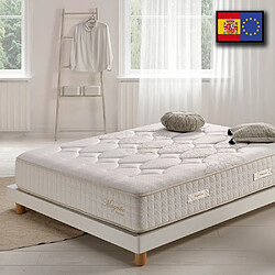 Simpur Matelas 160x190 magestic - ressorts ensachés avec mousse de confort multizone épaisseur 30 cm 7 zones de confort