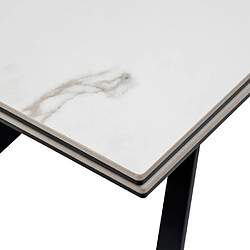Atmosphera Table à manger extensible - Blanc pas cher