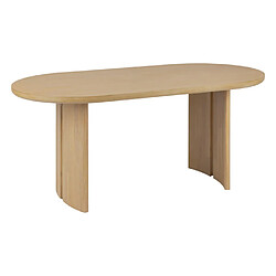 Atmosphera Table à Manger Design Lousada 180cm Naturel