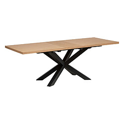 Table a manger extensible sans tiroir ATMOSPHERA 8 personnes en bois 180 x 90 cm