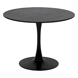 Atmosphera Table à Manger Design Elias 102cm Noir