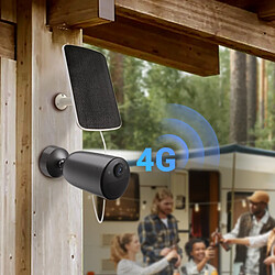 EZVIZ KIT CAMARA IP EB3 4G EXT 2K VIS.NOCT WI DETEC COCHES-HUMAN BK+KIT SOLAR pas cher