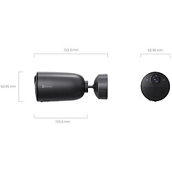 Acheter EZVIZ KIT CAMARA IP EB3 4G EXT 2K VIS.NOCT WI DETEC COCHES-HUMAN BK+KIT SOLAR