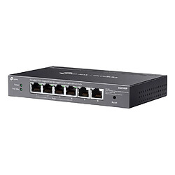Avis TP-Link Omada ES206GP V1 - Commutateur - Géré - 4 x 10/100/1000 (PoE+) + 2 x 10/100/1000 - de bureau, fixation murale - PoE+ (65 W)