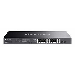 TP-Link Omada ES220GMP V1.6 - Commutateur - Géré - 16 x 10/100/1000 (PoE+) + 2 x 10/100/1000 + 2 x Gigabit SFP - Montable sur rack - PoE+ (250 W)