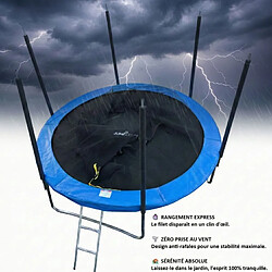 Trampoline pour enfant Jump4Fun Deluxe filet extérieur -8FT (244 cm) pas cher