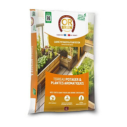 Terreau potager & Plantes aromatiques - OR BRUN - OBRTARO6U - 6L - Croissance rapide
