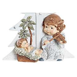 Avis Crèche de Noël DKD Home Decor Argenté Marron Blanc Résine (13,6 x 5,2 x 15,9 cm)