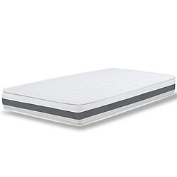 The White Stone Matelas ESSENTIAL 130 X 190 Waterfoam Hypoallergénique 20CM made in Italy