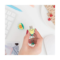 Wondee Clé USB 3.2 capacité 32GB Rapide Porte-clés avec protection Jaune