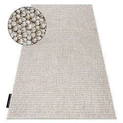 Tapis De Couloir BCF JAS 90x860 Cm - Polypropylène, Antidérapant, Pour Cuisine, Hall, Entrée - Beige
