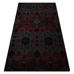 RUGSX Tapis en laine OMEGA KARAJA fleurs rubis 200x300 cm
