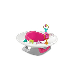 SUMMER INFANT Réhausseur superseat bébé 4en1, activités, plateau amovible, positionneur de siege réglable, rose