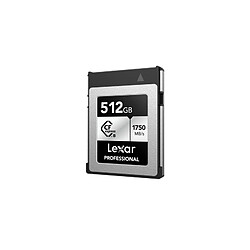 LEXAR Carte CFexpress PRO Type B Silver series 512Go R1750/W1300