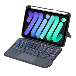 Clavier Bluetooth Détachable avec Trackpad et Rétroéclairage 7 Couleurs pour iPad mini 6