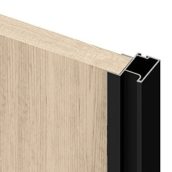 Acheter Emuca 6018414 Kit de quincaillerie pour armoire à 2 portes coulissantes avec fermeture souple Placard 74, Modèle de poignée Sha