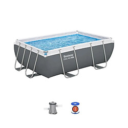 Kit Piscine hors sol tubulaire BESTWAY - Steel Pro MAX™ - 282 x 196 x 84 cm - Rectangulaire (Filtre a cartouche, 1 cartouche)