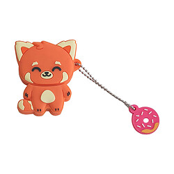 Wondee Clé USB 3.2 capacité 32GB Rapide Porte-clés avec protection Rouge