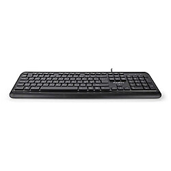 Avis Nedis Clavier Filaire USB-A QWERTY Disposition Hollande 104 Boutons Noir