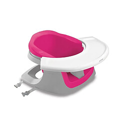 SUMMER INFANT Réhausseur superseat bébé 4en1, activités, plateau amovible, positionneur de siege réglable, rose
