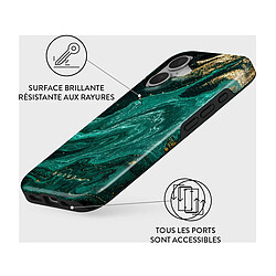 Samsung Coque Emerald Pool pour iPhone 16 Tough Rigide Double Couche Turquoise
