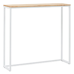 Ds Meubles Table Console 30x78x80cm BL-NA