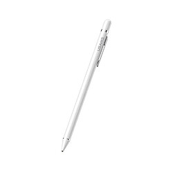 Usams Stylet Actif Universel pour Tablettes avec Batterie Design Fin Élégant Blanc