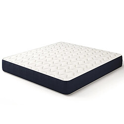 The White Stone Matelas 140x190 cm en Waterfoam hypoallergénique, 30 cm | Garnissage en ouate et housse en