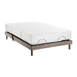 Ensemble matelas + sommier relaxation électrique ERGO 6 Physiomax - 140x200 cm - DEKO DREAM