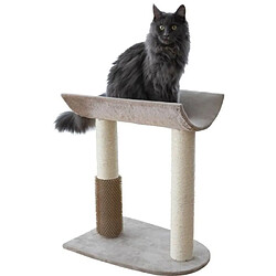 KERBL - Arbre a chat Ambiance Taupe- 49x35x56 cm - Taupe - Sisal