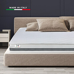 Avis The White Stone Matelas 140x190 cm en Waterfoam hypoallergénique, 25 cm | Garnissage en ouate et housse en
