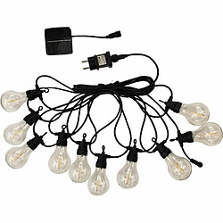 Couronne de Lumières LED Lumisky Noire E27 pour Décoration Extérieure